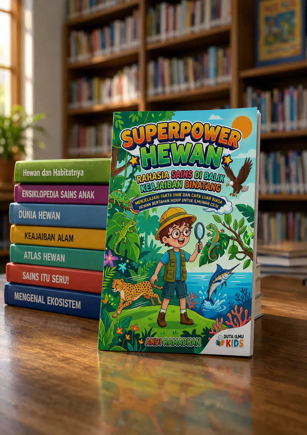 SUPERPOWER HEWAN: RAHASIA SAINS DI BALIK KEAJAIBAN BINATANG - Menjelajahi fakta unik dan cara luar biasa hewan bertahan hidup untuk ilmuwan cilik preview 3