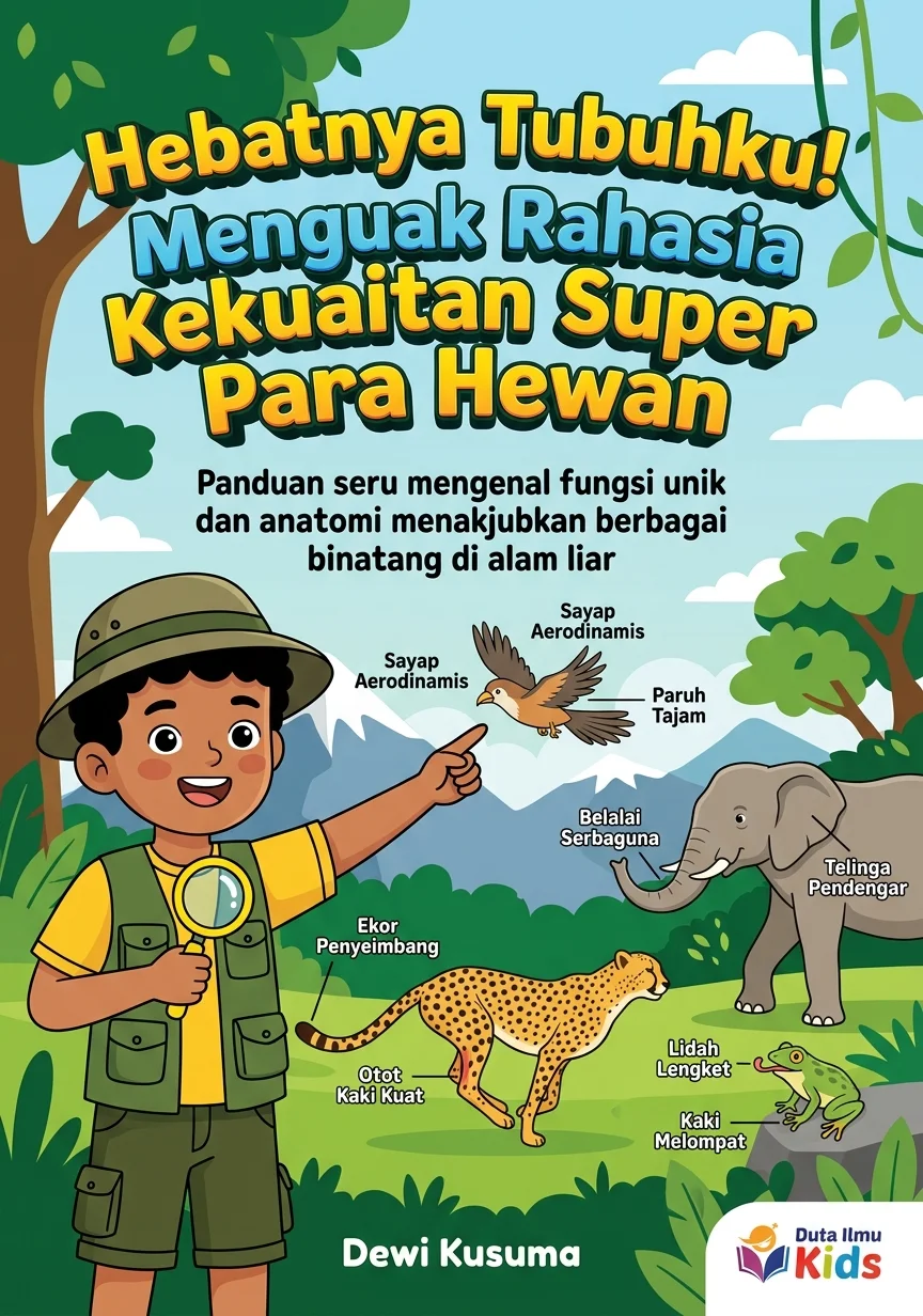 HEBATNYA TUBUHKU! MENGUAK RAHASIA KEKUATAN SUPER PARA HEWAN - Panduan seru mengenal fungsi unik dan anatomi menakjubkan berbagai binatang di alam liar