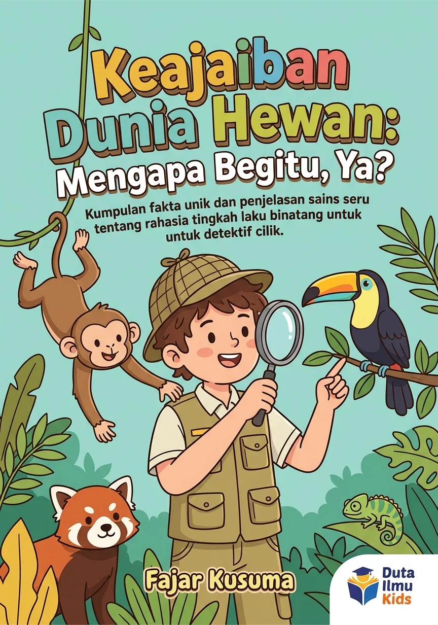 KEAJAIBAN DUNIA HEWAN: MENGAPA BEGITU, YA? - Kumpulan fakta unik dan penjelasan sains seru tentang rahasia tingkah laku binatang untuk detektif cilik.