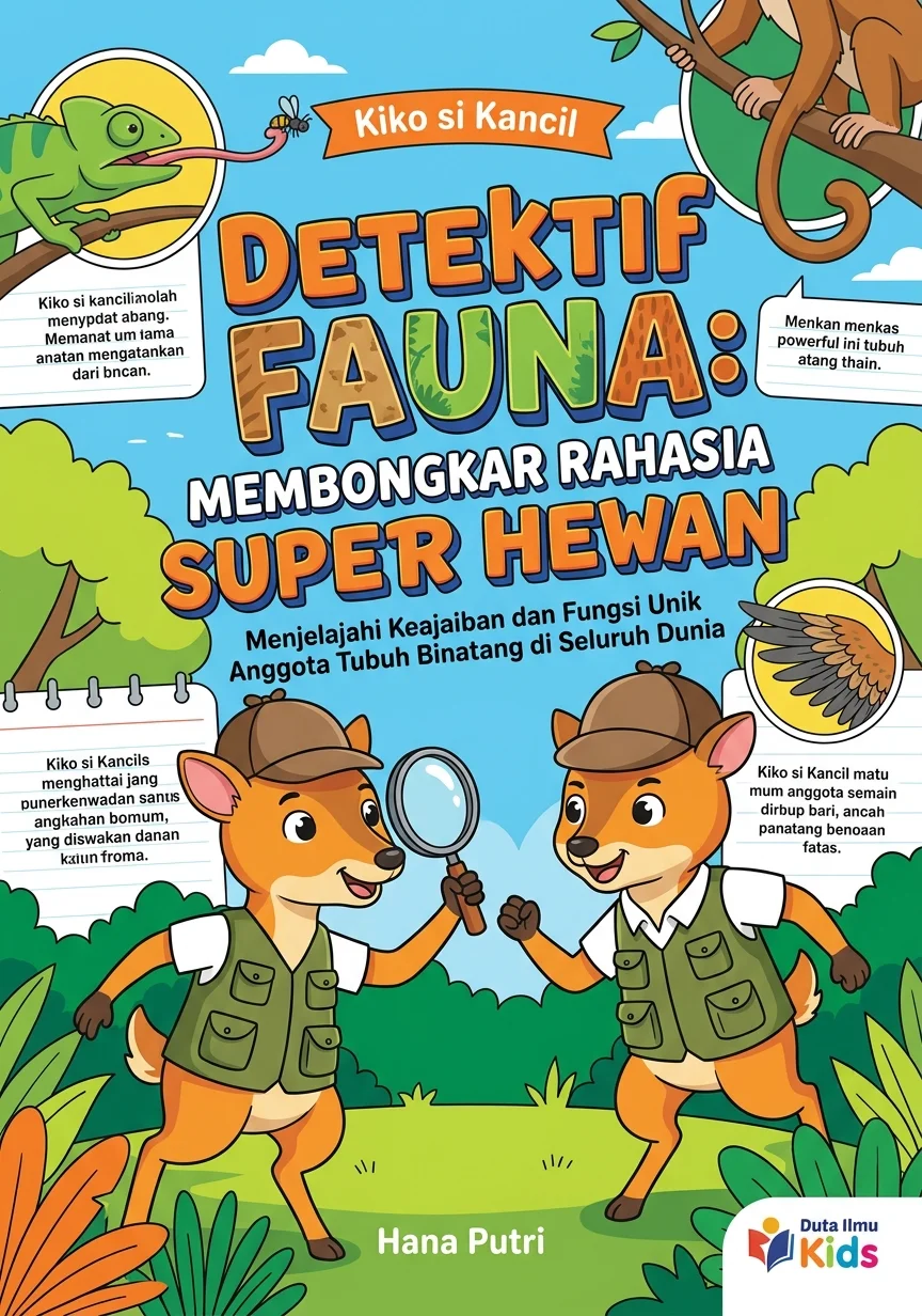 DETEKTIF FAUNA: MEMBONGKAR RAHASIA SUPER TUBUH HEWAN - Menjelajahi Keajaiban dan Fungsi Unik Anggota Tubuh Binatang di Seluruh Dunia