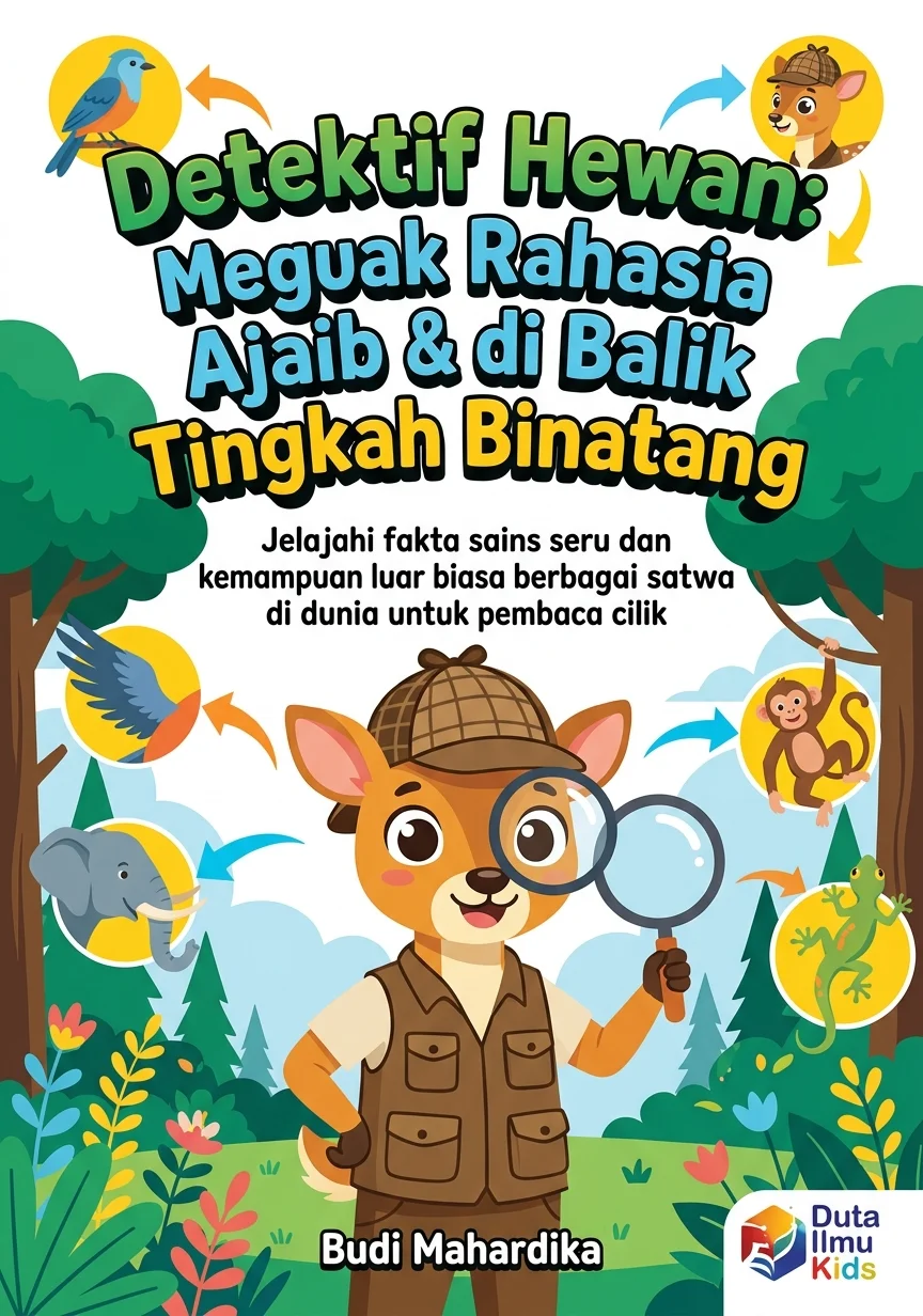 DETEKTIF HEWAN: MENGUAK RAHASIA AJAIB DI BALIK TINGKAH BINATANG - Jelajahi fakta sains seru dan kemampuan luar biasa berbagai satwa di dunia untuk pembaca cilik
