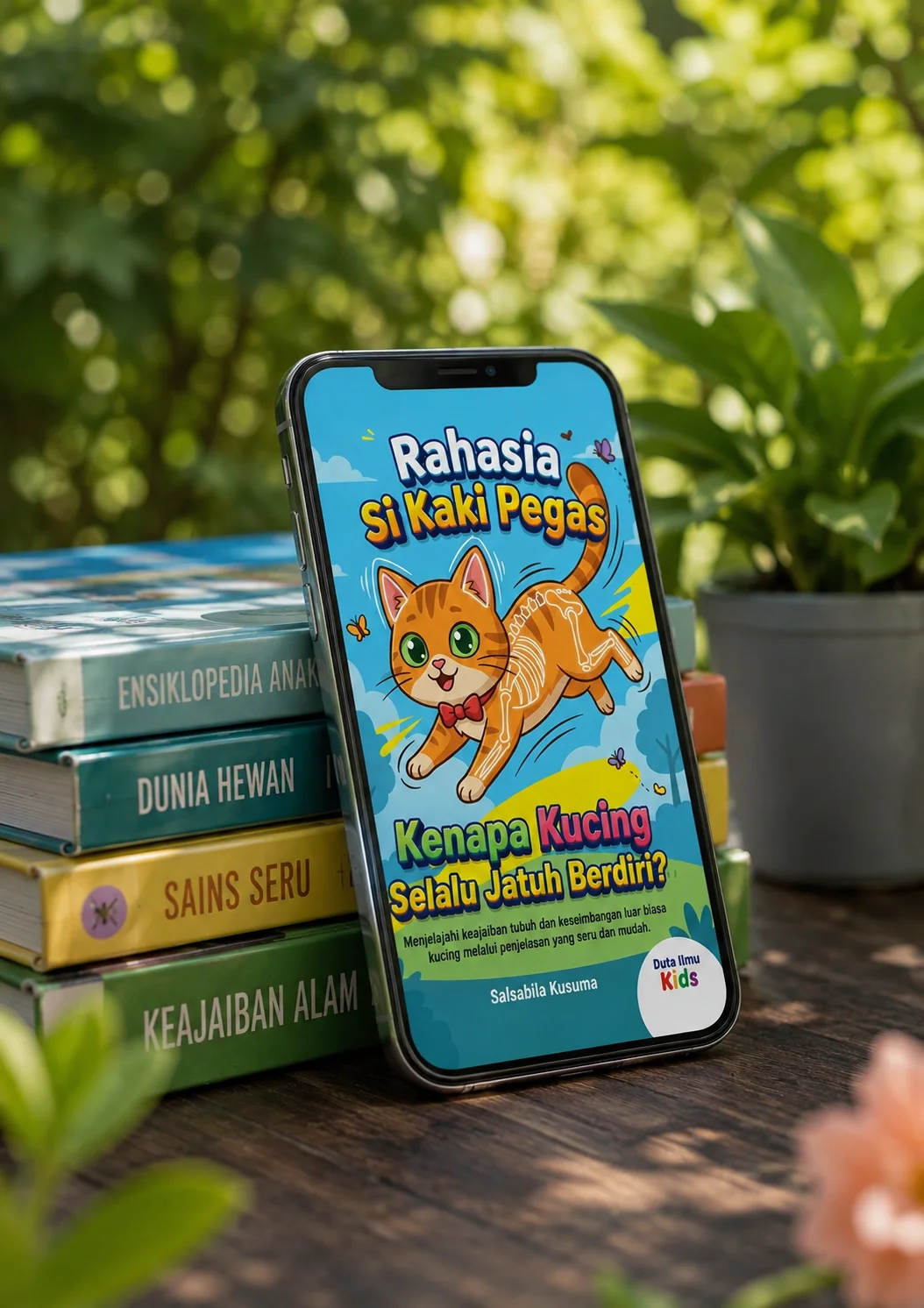 RAHASIA SI KAKI PEGAS: KENAPA KUCING SELALU JATUH BERDIRI? - Menjelajahi keajaiban tubuh dan keseimbangan luar biasa kucing melalui penjelasan yang seru dan mudah. preview 5