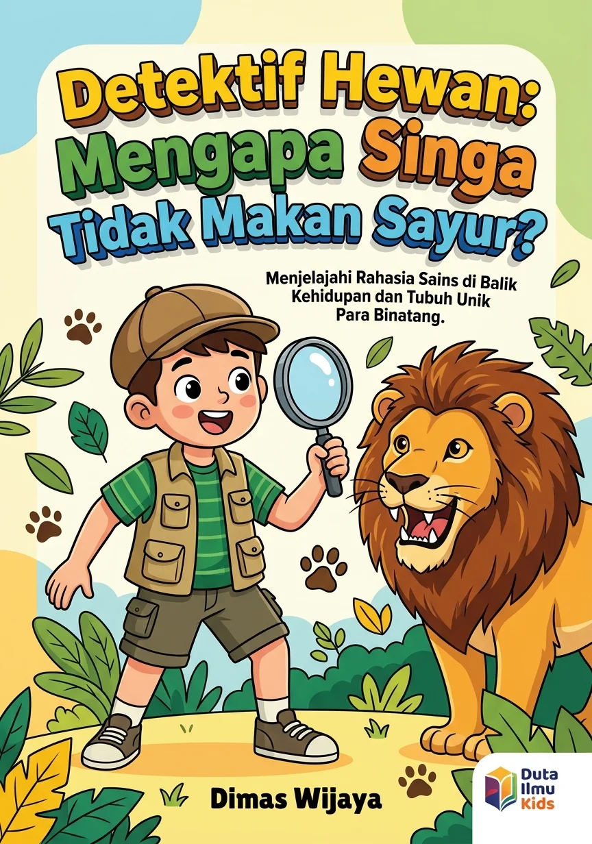 DETEKTIF HEWAN: MENGAPA SINGA TIDAK MAKAN SAYUR? - Menjelajahi Rahasia Sains di Balik Kehidupan dan Tubuh Unik Para Binatang.