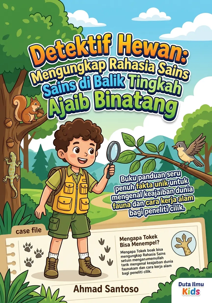 DETEKTIF HEWAN: MENGUNGKAP RAHASIA SAINS DI BALIK TINGKAH AJAIB BINATANG - Buku panduan seru penuh fakta unik untuk mengenal keajaiban dunia fauna dan cara kerja alam bagi peneliti cilik.