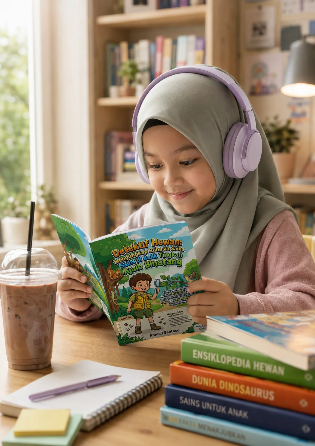 DETEKTIF HEWAN: MENGUNGKAP RAHASIA SAINS DI BALIK TINGKAH AJAIB BINATANG - Buku panduan seru penuh fakta unik untuk mengenal keajaiban dunia fauna dan cara kerja alam bagi peneliti cilik. preview 4