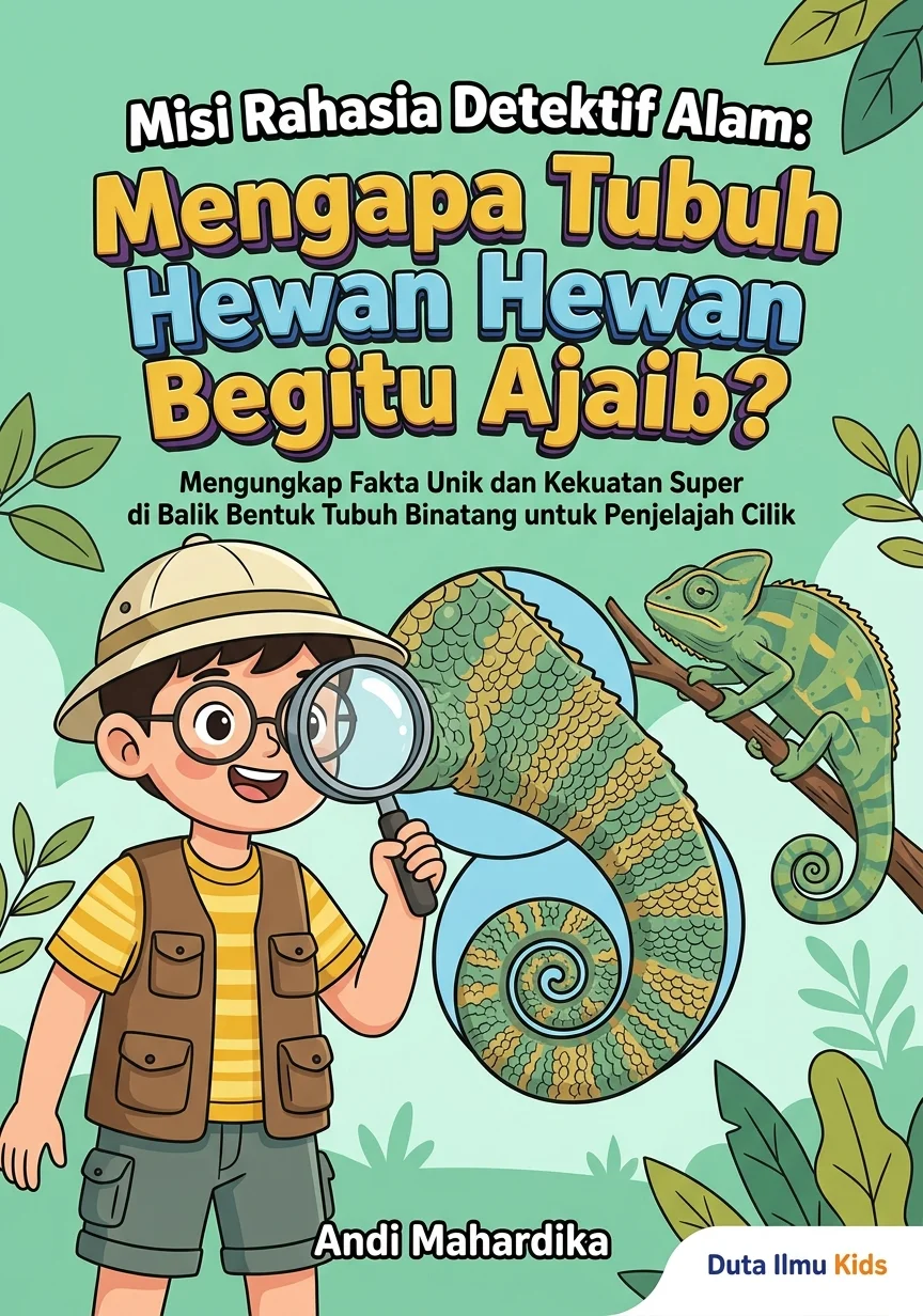 MISI RAHASIA DETEKTIF ALAM: MENGAPA TUBUH HEWAN BEGITU AJAIB? - Mengungkap Fakta Unik dan Kekuatan Super di Balik Bentuk Tubuh Binatang untuk Penjelajah Cilik