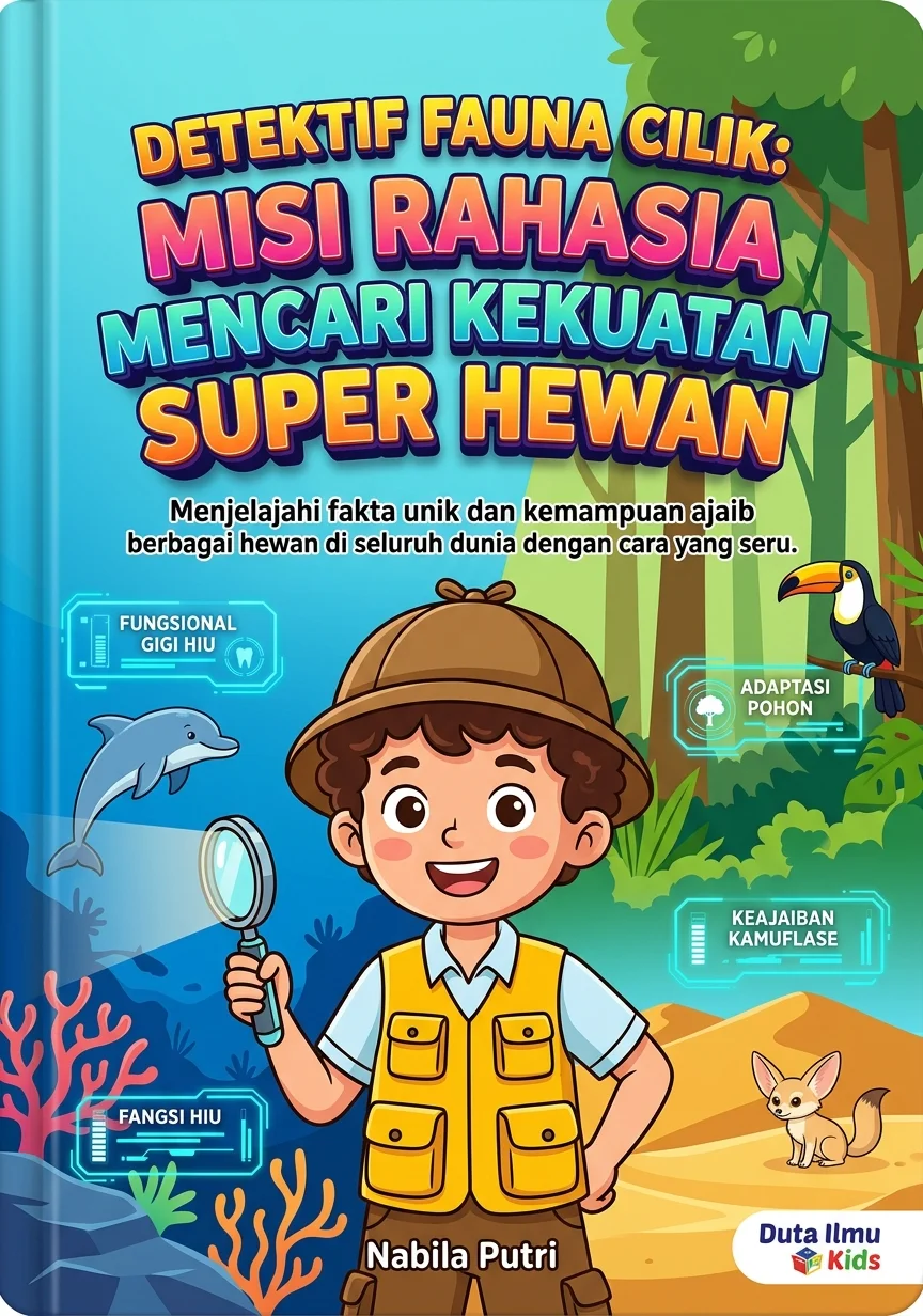 DETEKTIF FAUNA CILIK: MISI RAHASIA MENCARI KEKUATAN SUPER HEWAN - Menjelajahi fakta unik dan kemampuan ajaib berbagai hewan di seluruh dunia dengan cara yang seru.