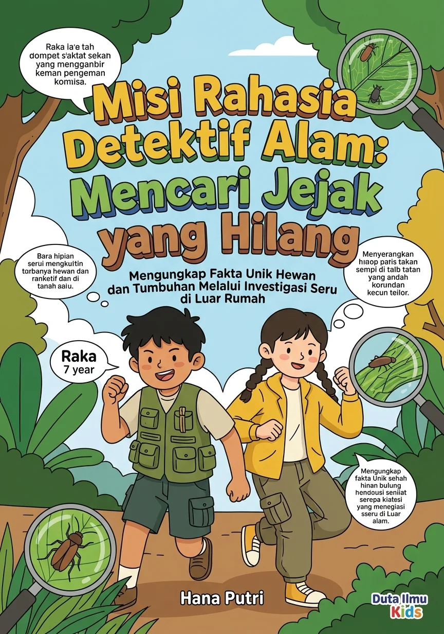 MISI RAHASIA DETEKTIF ALAM: MENCARI JEJAK YANG HILANG - Mengungkap Fakta Unik Hewan dan Tumbuhan Melalui Investigasi Seru di Luar Rumah