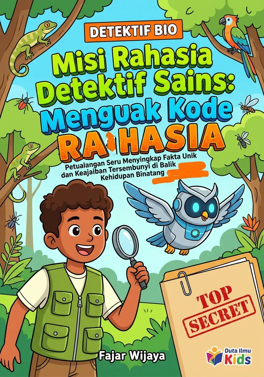 MISI RAHASIA DETEKTIF SAINS: MENGUAK KODE RAHASIA HEWAN - Petualangan Seru Menyingkap Fakta Unik dan Keajaiban Tersembunyi di Balik Kehidupan Binatang
