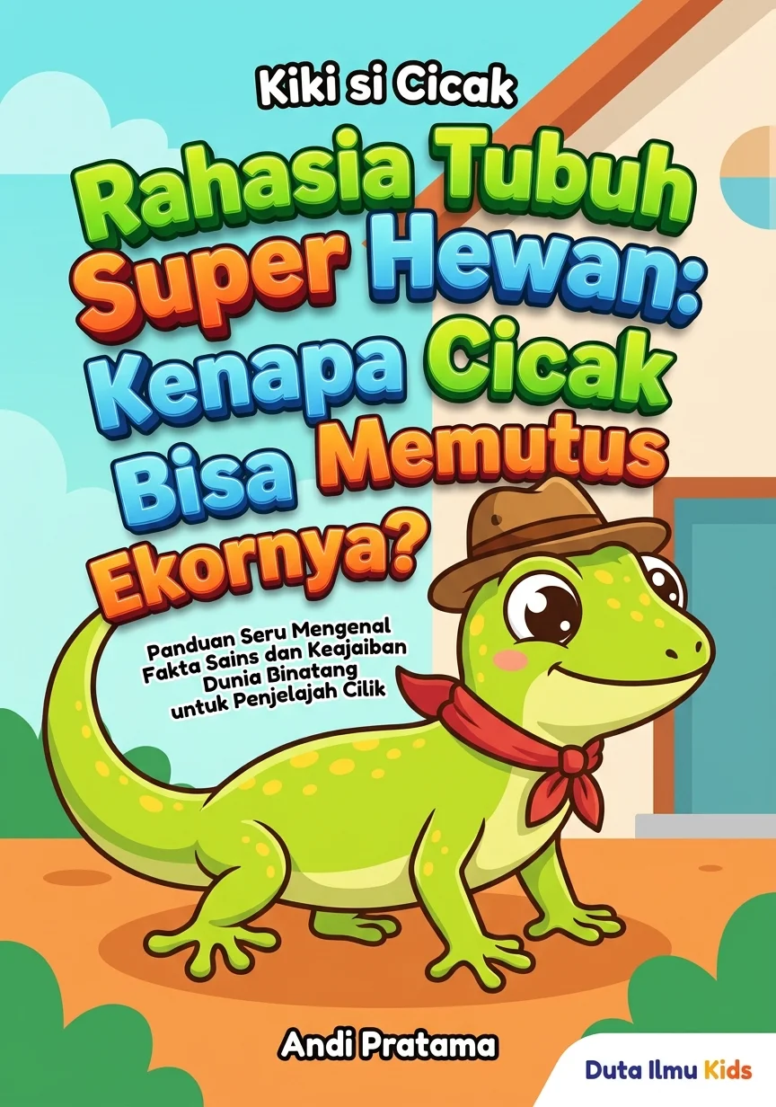 RAHASIA TUBUH SUPER HEWAN: KENAPA CICAK BISA MEMUTUS EKORNYA? - Panduan Seru Mengenal Fakta Sains dan Keajaiban Dunia Binatang untuk Penjelajah Cilik