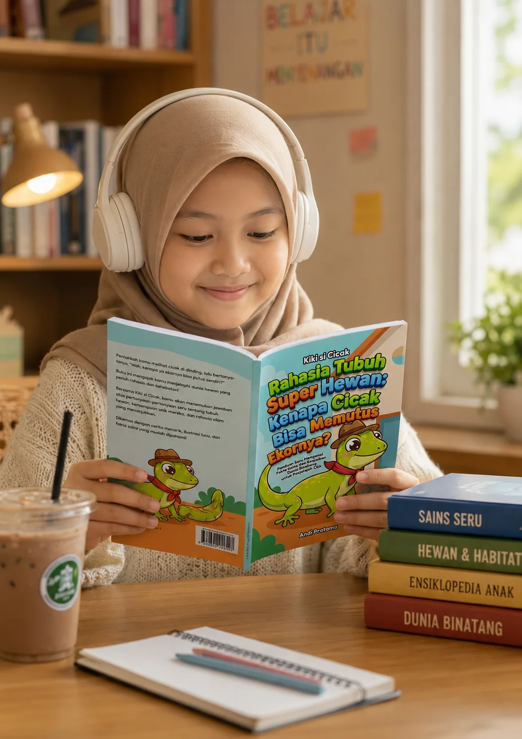 RAHASIA TUBUH SUPER HEWAN: KENAPA CICAK BISA MEMUTUS EKORNYA? - Panduan Seru Mengenal Fakta Sains dan Keajaiban Dunia Binatang untuk Penjelajah Cilik preview 4
