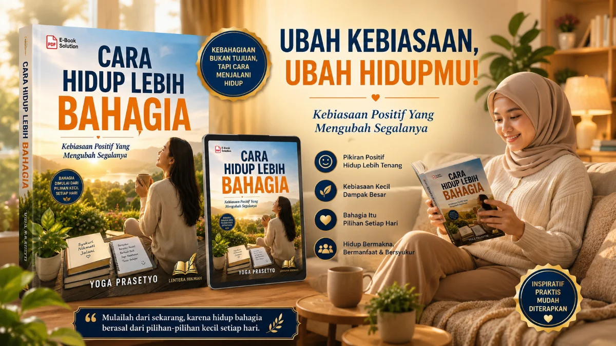 MENEMUKAN KUNCI KEBAHAGIAAN SEJATI: BEDAH TUNTAS EBOOK "CARA HIDUP LEBIH BAHAGIA – KEBIASAAN POSITIF YANG MENGUBAH SEGALANYA"