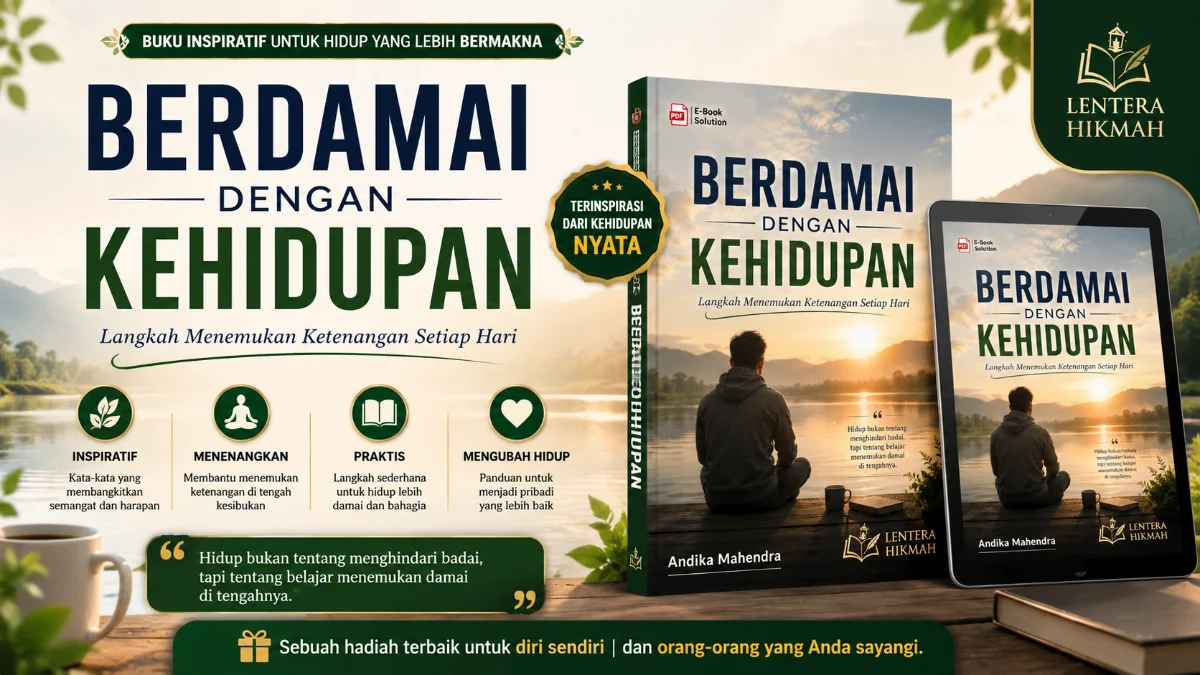 BERDAMAI DENGAN KEHIDUPAN: PANDUAN MENEMUKAN KETENANGAN BATIN DI TENGAH HIRUK-PIKUK DUNIA MODERN