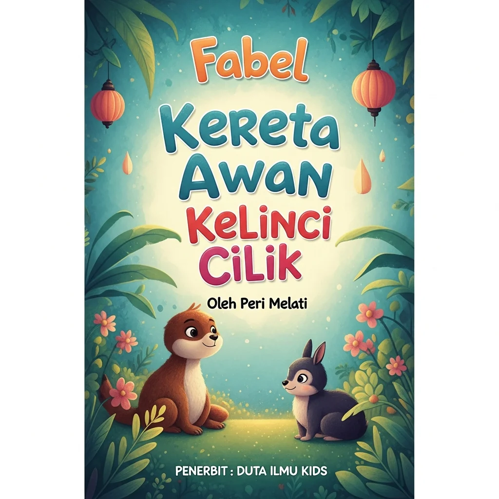 KERETA AWAN KELINCI CILIK-Perjalanan Mencari Wortel Pelangi di Negeri Langit Merah Jambu