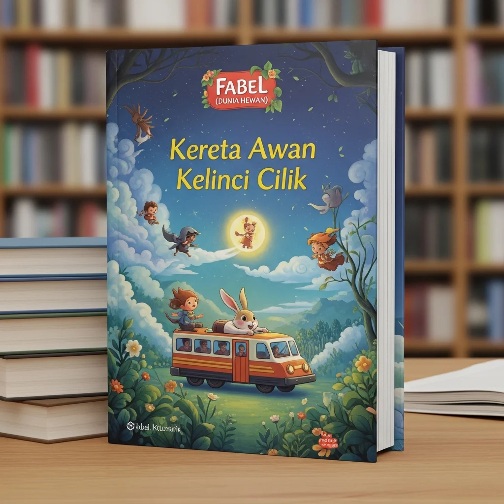 KERETA AWAN KELINCI CILIK-Perjalanan Mencari Wortel Pelangi di Negeri Langit Merah Jambu preview 3