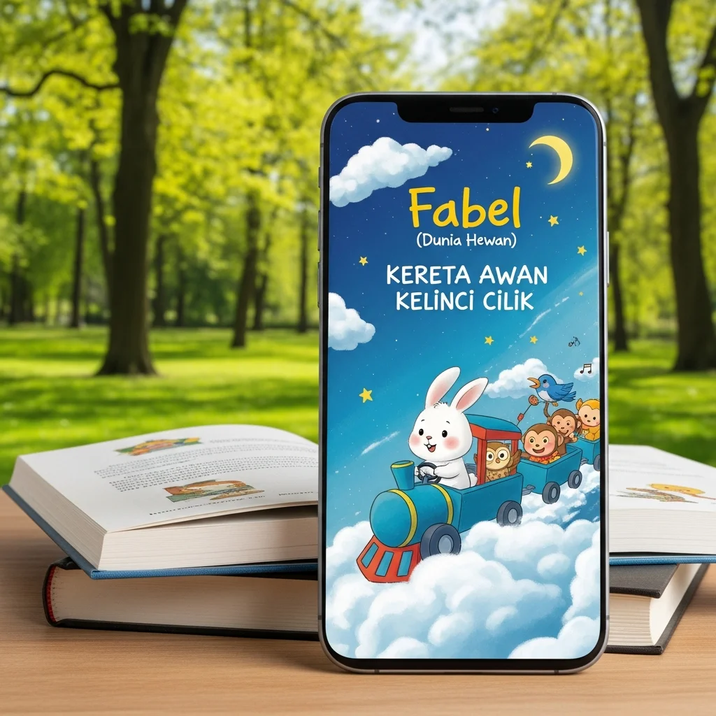 KERETA AWAN KELINCI CILIK-Perjalanan Mencari Wortel Pelangi di Negeri Langit Merah Jambu preview 5