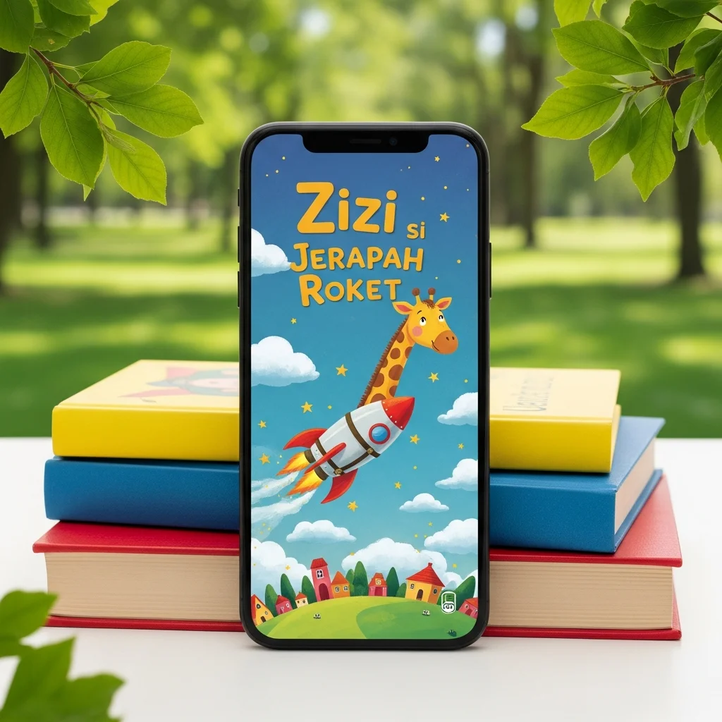 ZIZI SI JERAPAH ROKET-Meluncur Cepat Mengejar Pencuri Bintang di Langit Ungu preview 3
