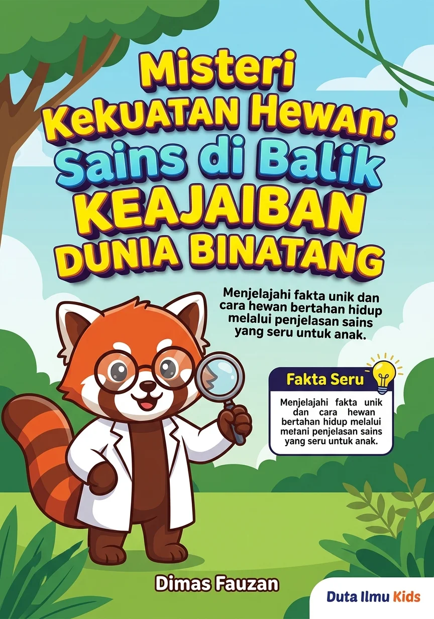MISTERI KEKUATAN HEWAN: SAINS DI BALIK KEAJAIBAN DUNIA BINATANG - Menjelajahi fakta unik dan cara hewan bertahan hidup melalui penjelasan sains yang seru untuk anak.
