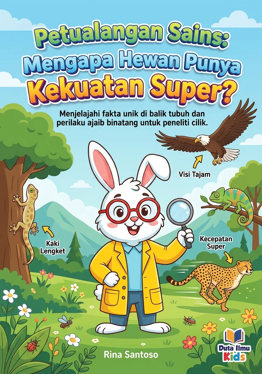 PETUALANGAN SAINS: MENGAPA HEWAN PUNYA KEKUATAN SUPER? - Menjelajahi fakta unik di balik tubuh dan perilaku ajaib binatang untuk peneliti cilik