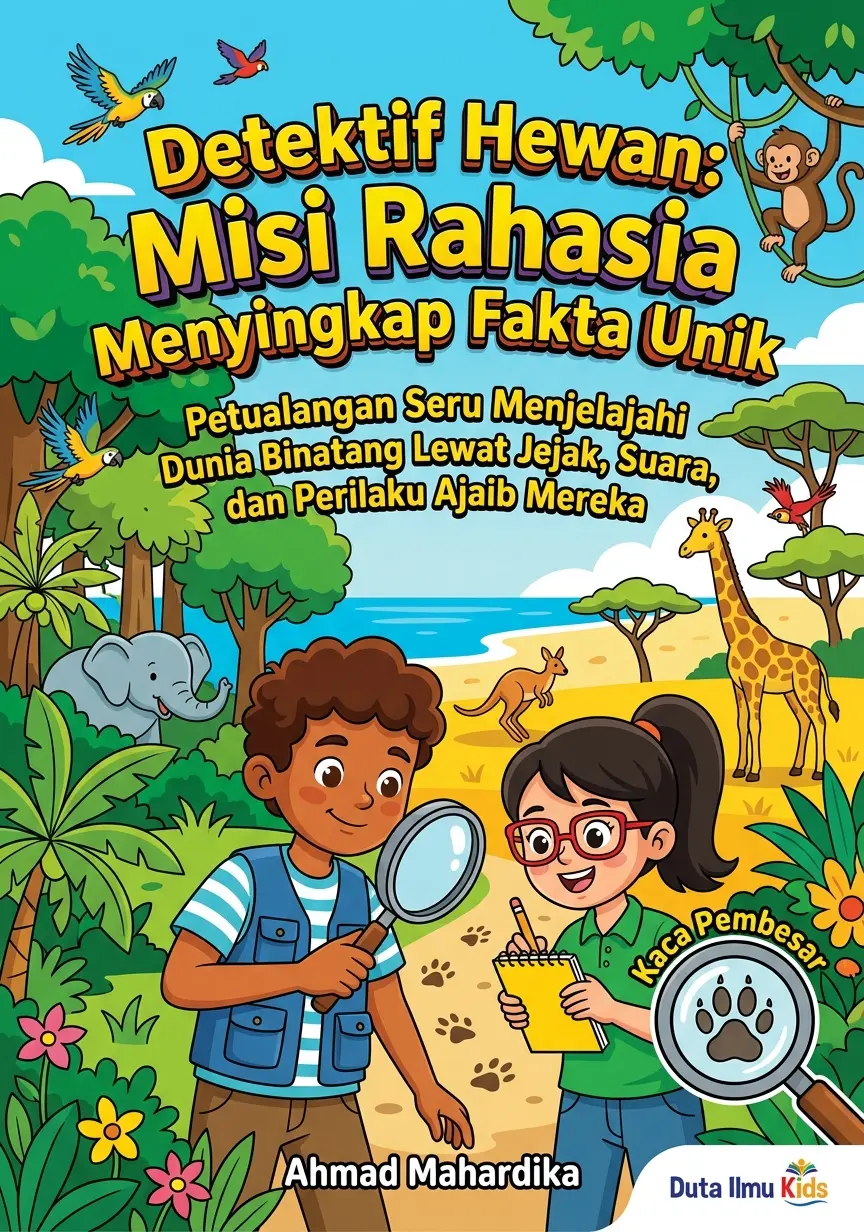 DETEKTIF HEWAN: MISI RAHASIA MENYINGKAP FAKTA UNIK - Petualangan Seru Menjelajahi Dunia Binatang Lewat Jejak, Suara, dan Perilaku Ajaib Mereka
