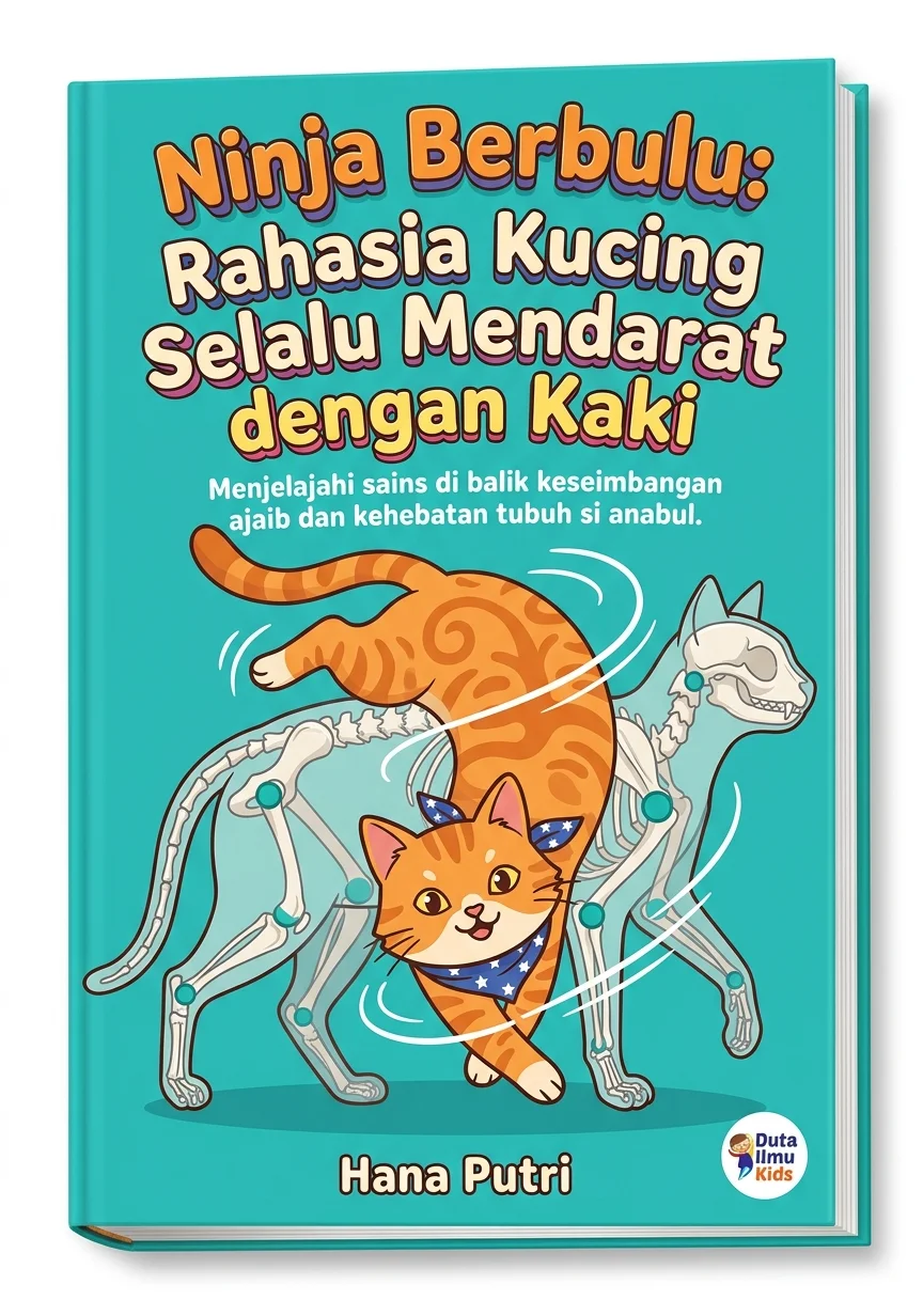NINJA BERBULU: RAHASIA KUCING SELALU MENDARAT DENGAN KAKI - Menjelajahi sains di balik keseimbangan ajaib dan kehebatan tubuh si anabul.