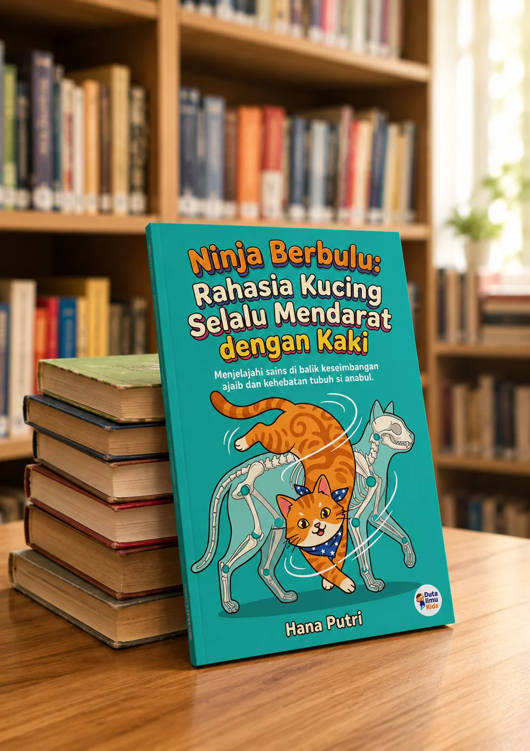 NINJA BERBULU: RAHASIA KUCING SELALU MENDARAT DENGAN KAKI - Menjelajahi sains di balik keseimbangan ajaib dan kehebatan tubuh si anabul. preview 3