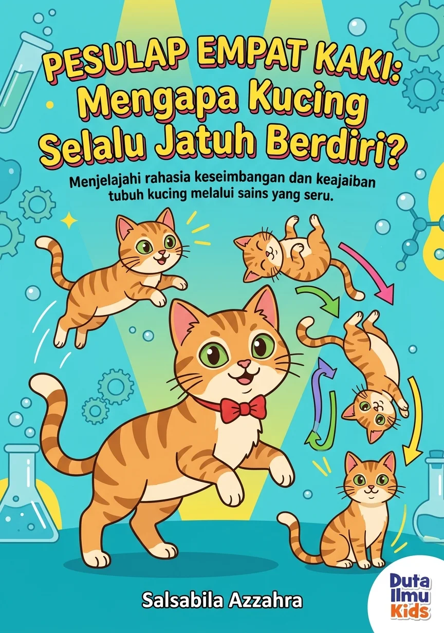 PESULAP EMPAT KAKI: MENGAPA KUCING SELALU JATUH BERDIRI? - Menjelajahi rahasia keseimbangan dan keajaiban tubuh kucing melalui sains yang seru.