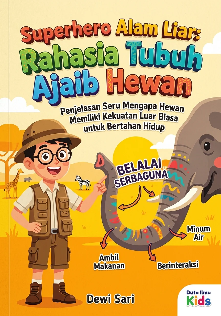SUPERHERO ALAM LIAR: RAHASIA TUBUH AJAIB HEWAN - Penjelasan Seru Mengapa Hewan Memiliki Kekuatan Luar Biasa untuk Bertahan Hidup