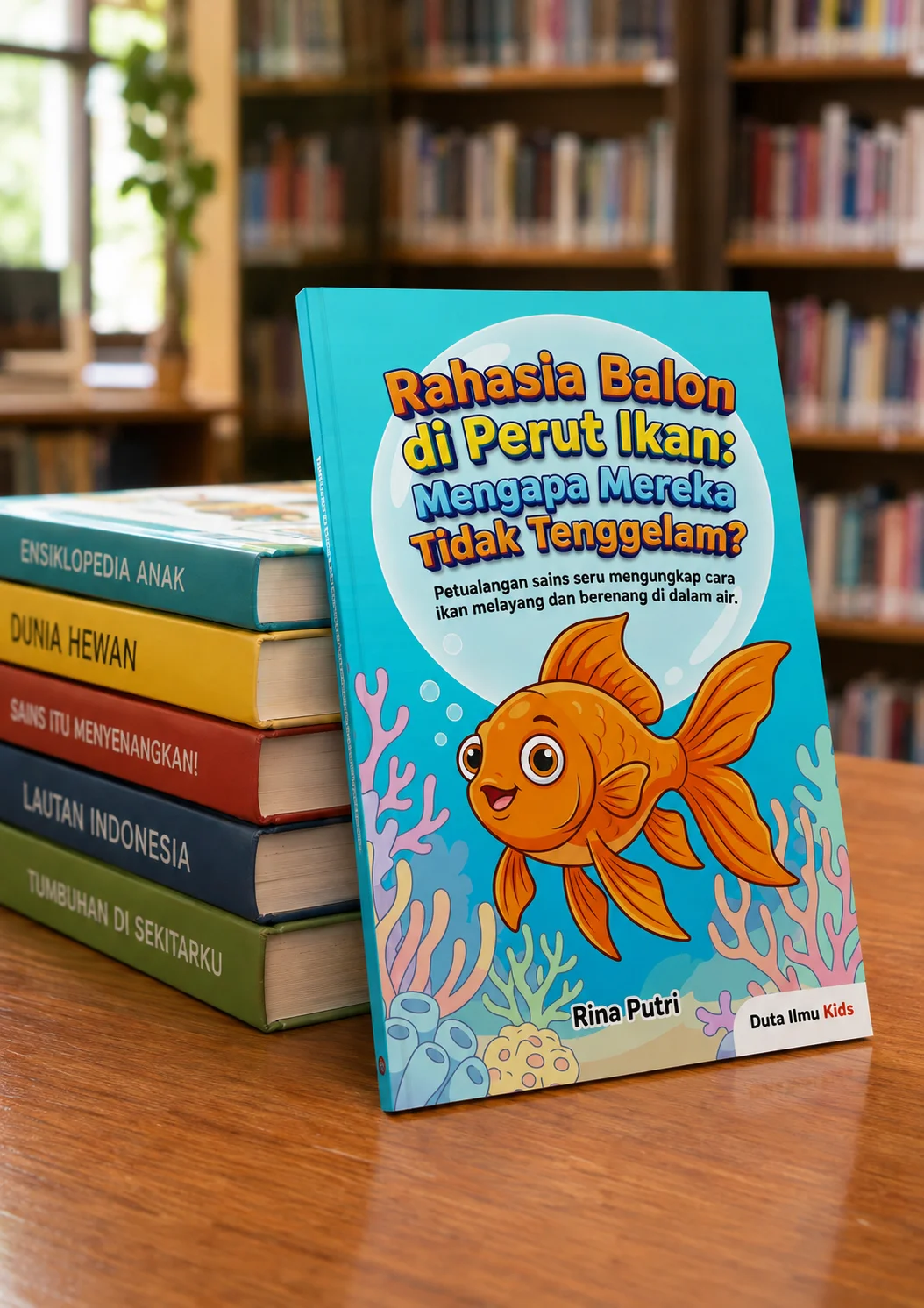 RAHASIA BALON DI PERUT IKAN: MENGAPA MEREKA TIDAK TENGGELAM? - Petualangan sains seru mengungkap cara ikan melayang dan berenang di dalam air preview 3