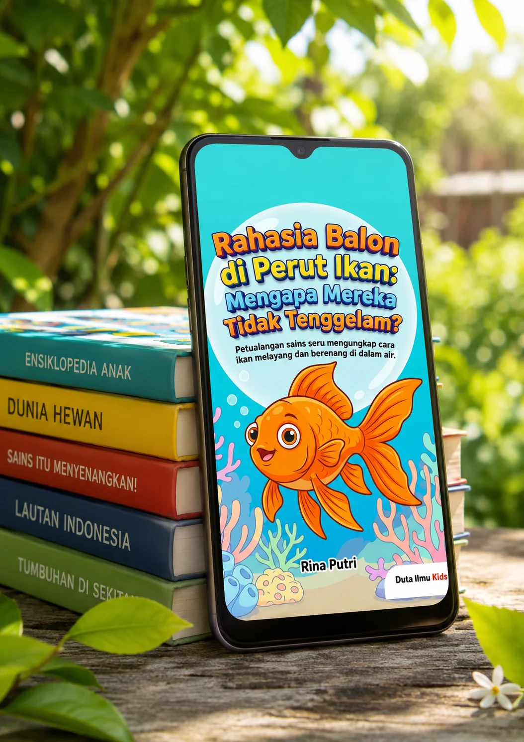 RAHASIA BALON DI PERUT IKAN: MENGAPA MEREKA TIDAK TENGGELAM? - Petualangan sains seru mengungkap cara ikan melayang dan berenang di dalam air preview 5