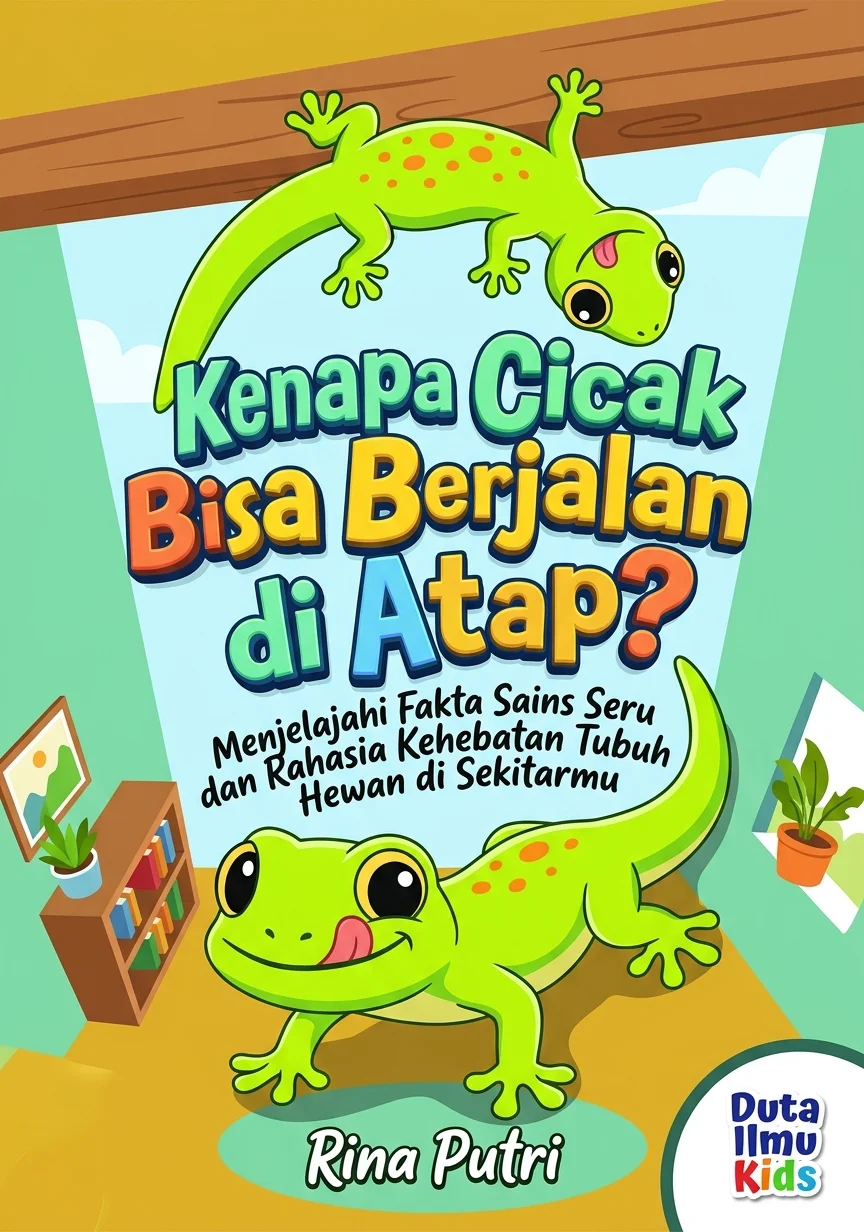 KENAPA CICAK BISA BERJALAN DI ATAP? - Menjelajahi Fakta Sains Seru dan Rahasia Kehebatan Tubuh Hewan di Sekitarmu
