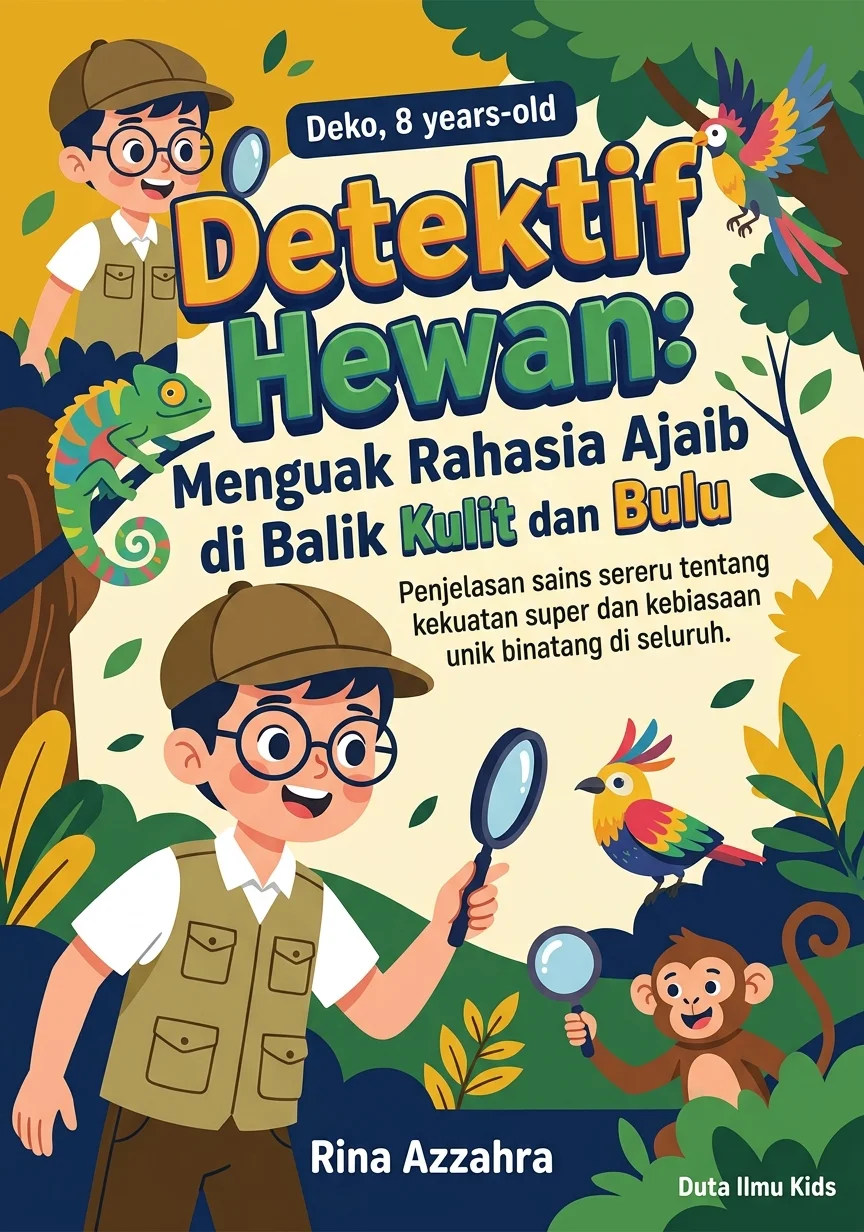 DETEKTIF HEWAN: MENGUAK RAHASIA AJAIB DI BALIK KULIT DAN BULU - Penjelasan sains seru tentang kekuatan super dan kebiasaan unik binatang di seluruh dunia