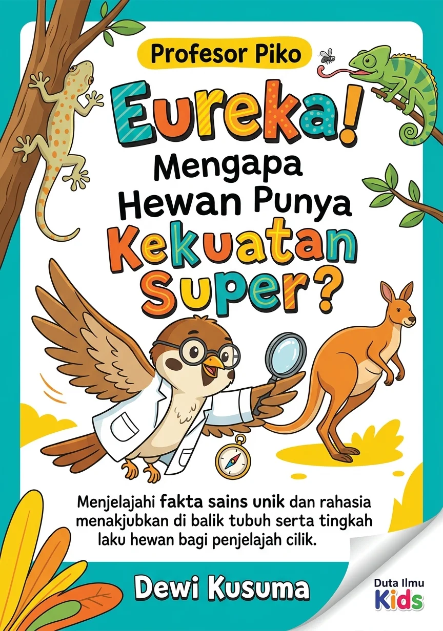 EUREKA! MENGAPA HEWAN PUNYA KEKUATAN SUPER? - Menjelajahi fakta sains unik dan rahasia menakjubkan di balik tubuh serta tingkah laku hewan bagi penjelajah cilik