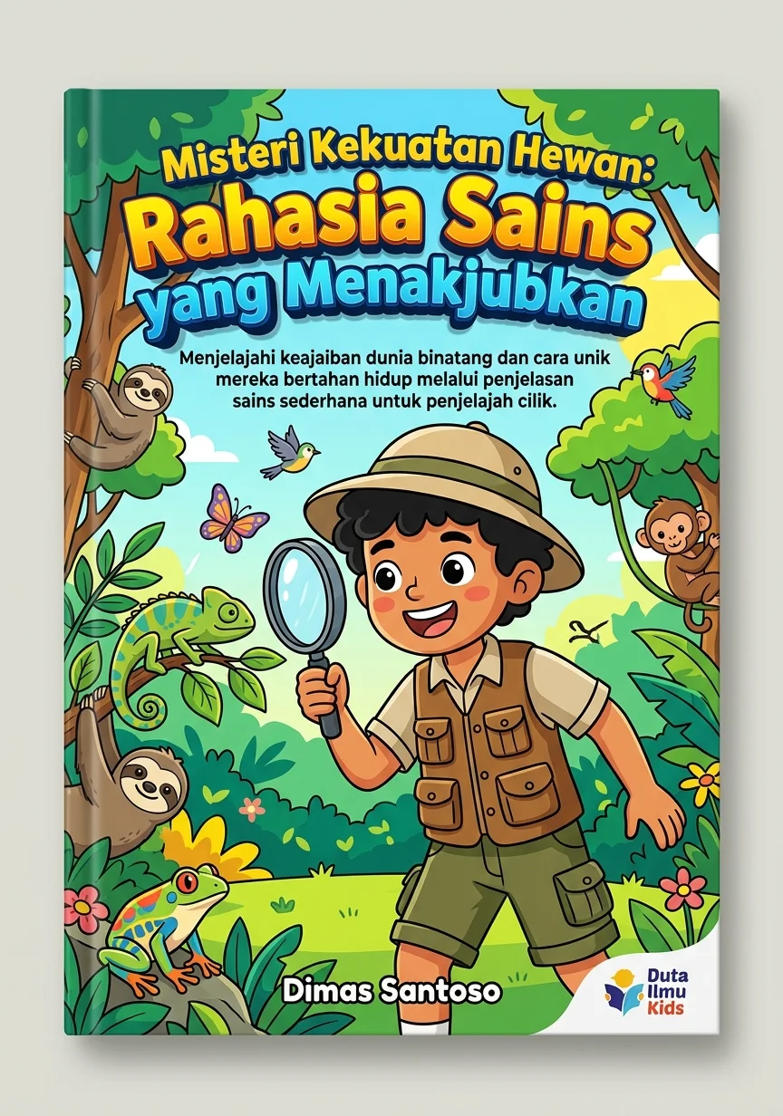 MISTERI KEKUATAN HEWAN: RAHASIA SAINS YANG MENAKJUBKAN - Menjelajahi keajaiban dunia binatang dan cara unik mereka bertahan hidup melalui penjelasan sains sederhana untuk penjelajah cilik