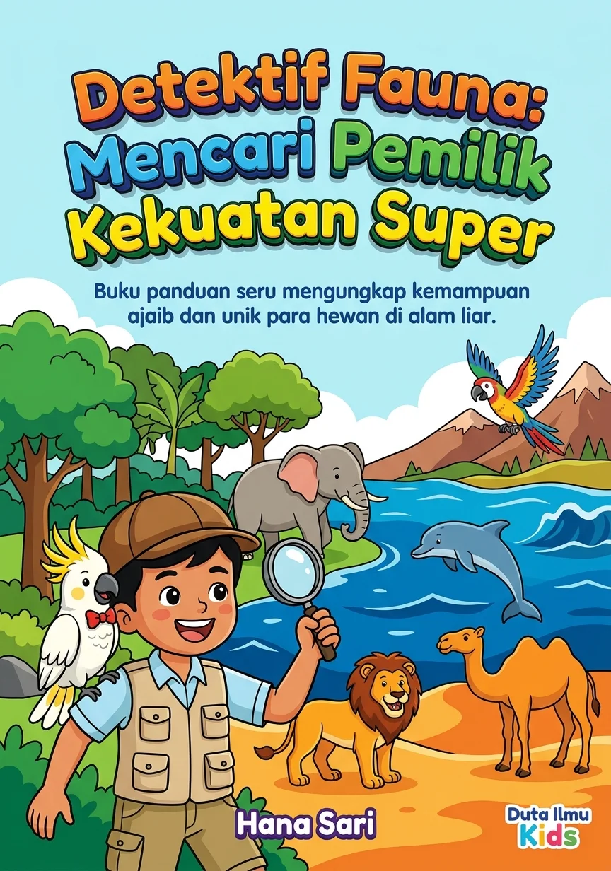 DETEKTIF FAUNA: MENCARI PEMILIK KEKUATAN SUPER - Buku panduan seru mengungkap kemampuan ajaib dan unik para hewan di alam liar