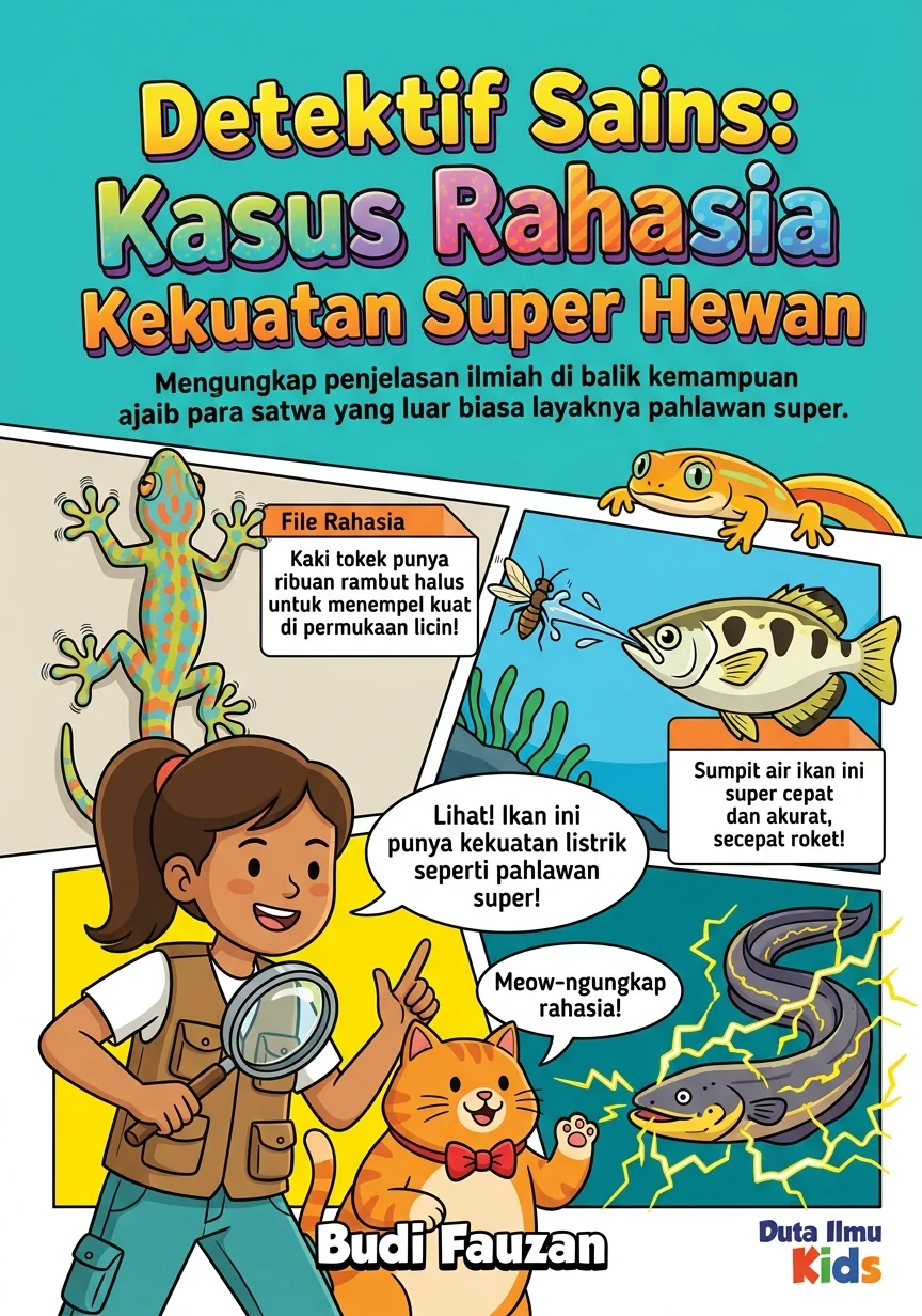 DETEKTIF SAINS: KASUS RAHASIA KEKUATAN SUPER HEWAN - Mengungkap penjelasan ilmiah di balik kemampuan ajaib para satwa yang luar biasa layaknya pahlawan super