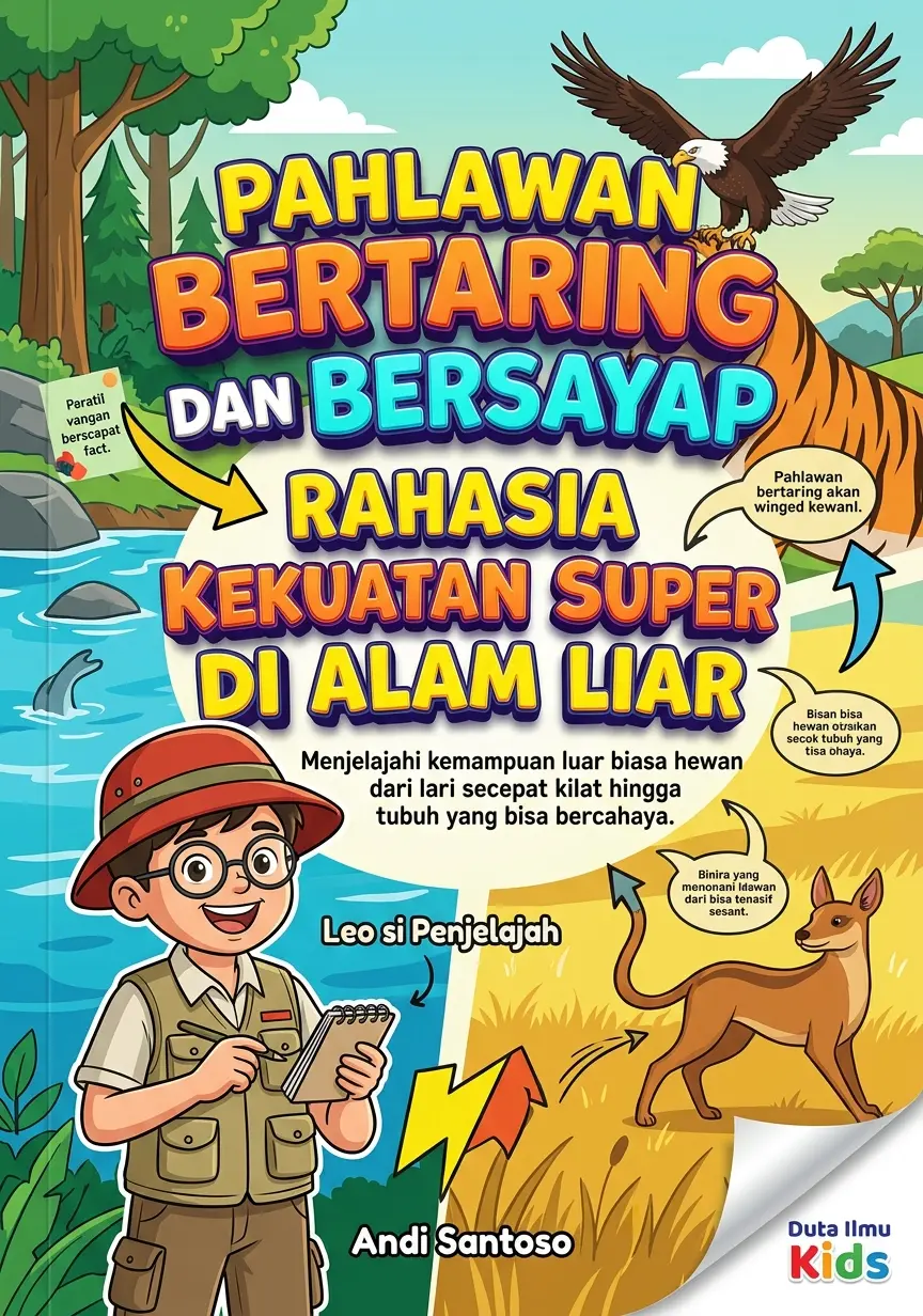 PAHLAWAN BERTARING DAN BERSAYAP: RAHASIA KEKUATAN SUPER DI ALAM LIAR - Menjelajahi kemampuan luar biasa hewan dari lari secepat kilat hingga tubuh yang bisa bercahaya.