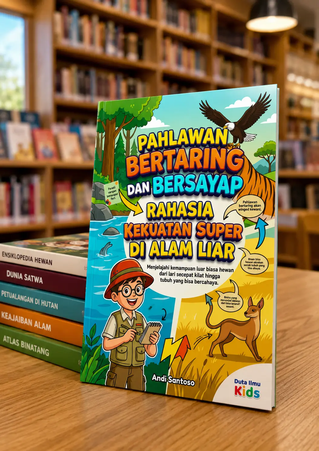PAHLAWAN BERTARING DAN BERSAYAP: RAHASIA KEKUATAN SUPER DI ALAM LIAR - Menjelajahi kemampuan luar biasa hewan dari lari secepat kilat hingga tubuh yang bisa bercahaya. preview 3