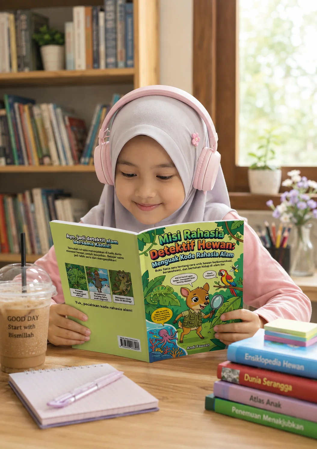 MISI RAHASIA DETEKTIF HEWAN: MENGUAK KODE RAHASIA ALAM - Buku fakta seru tentang cara unik hewan berkomunikasi, bersembunyi, dan bertahan hidup di alam liar preview 2