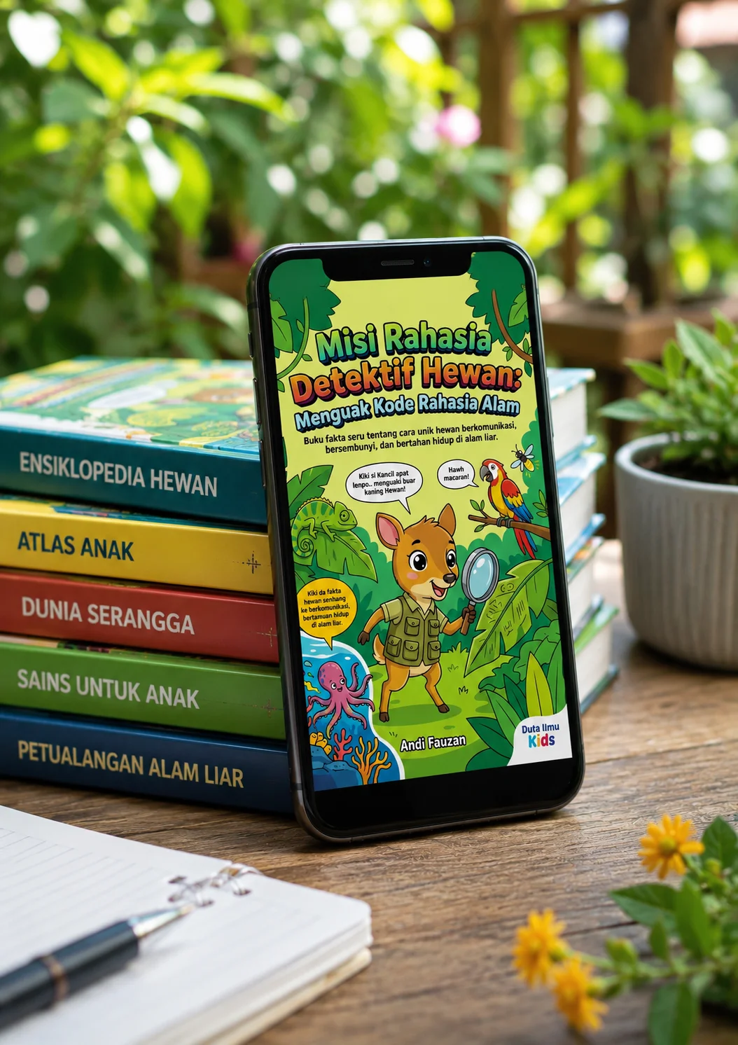 MISI RAHASIA DETEKTIF HEWAN: MENGUAK KODE RAHASIA ALAM - Buku fakta seru tentang cara unik hewan berkomunikasi, bersembunyi, dan bertahan hidup di alam liar preview 3