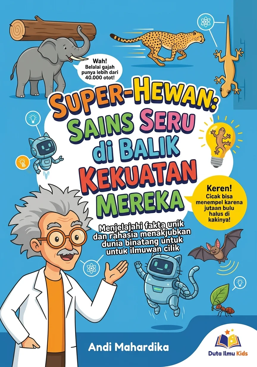 SUPER-HEWAN: SAINS SERU DI BALIK KEKUATAN MEREKA - Menjelajahi fakta unik dan rahasia menakjubkan dunia binatang untuk ilmuwan cilik