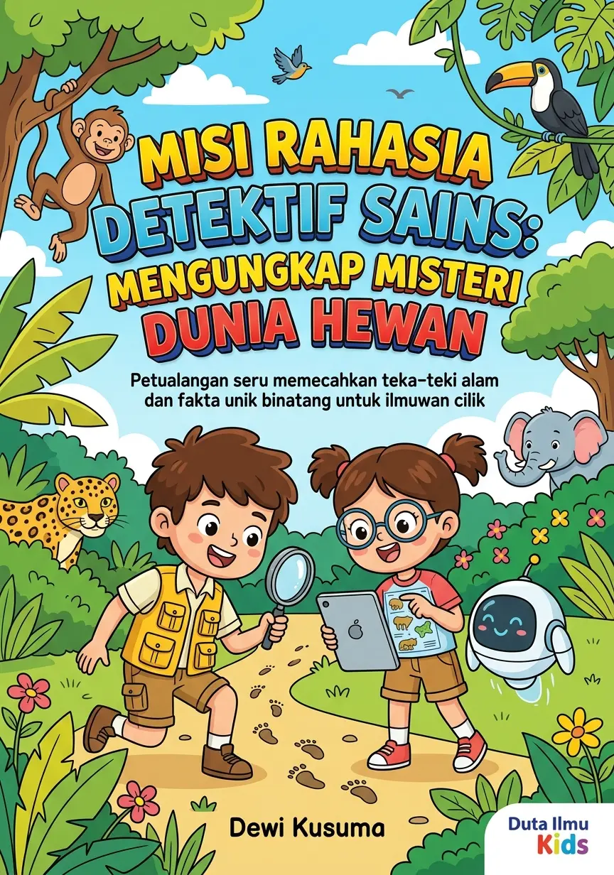 MISI RAHASIA DETEKTIF SAINS: MENGUNGKAP MISTERI DUNIA HEWAN - Petualangan seru memecahkan teka-teki alam dan fakta unik binatang untuk ilmuwan cilik