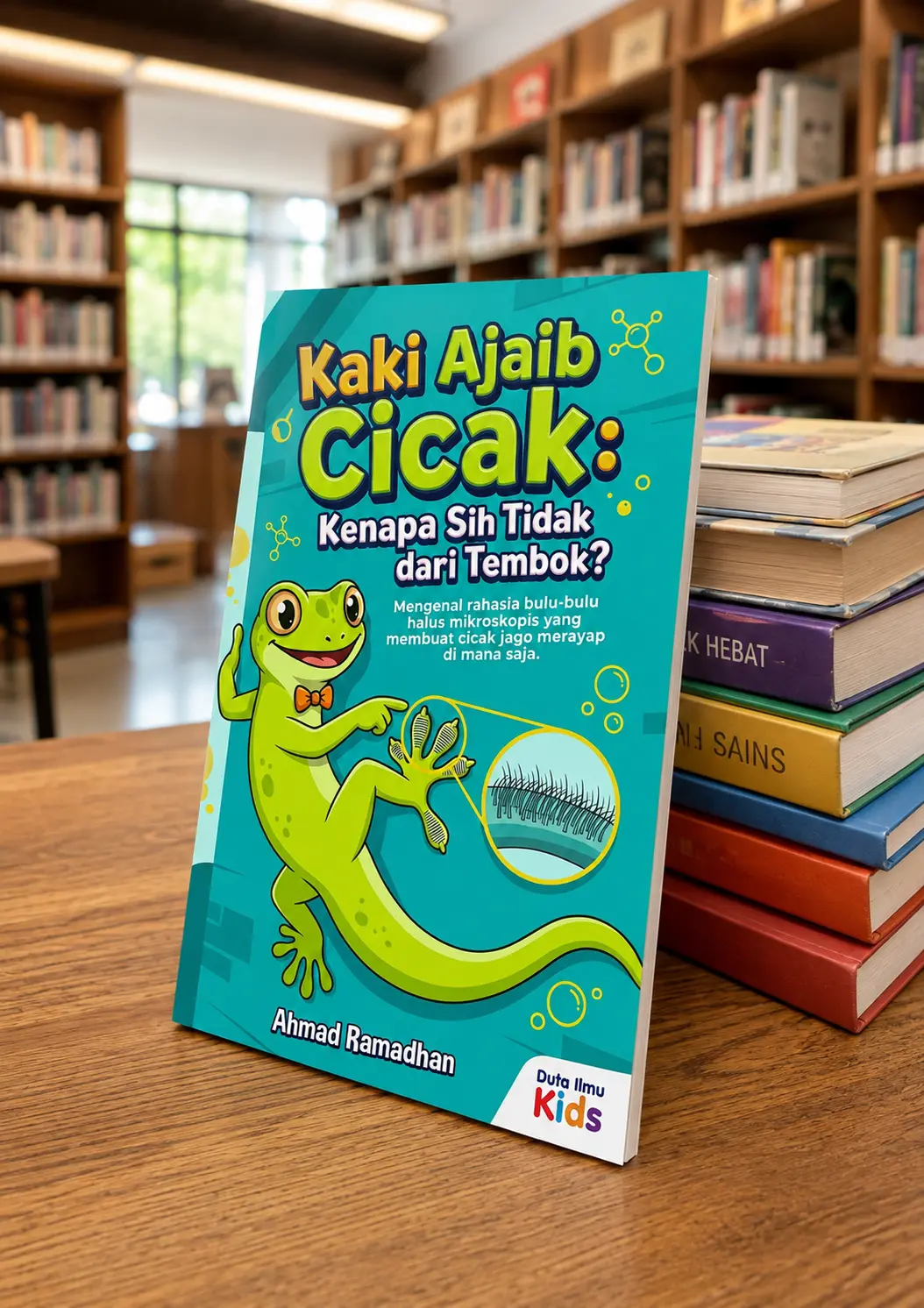 KAKI AJAIB CICAK: KENAPA SIH TIDAK JATUH DARI TEMBOK? - Mengenal rahasia bulu-bulu halus mikroskopis yang membuat cicak jago merayap di mana saja preview 3