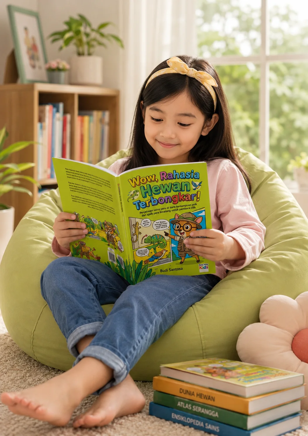 WOW, RAHASIA HEWAN TERBONGKAR! - Penjelasan sains seru di balik kemampuan unik dan ajaib para binatang untuk pembaca cilik preview 2