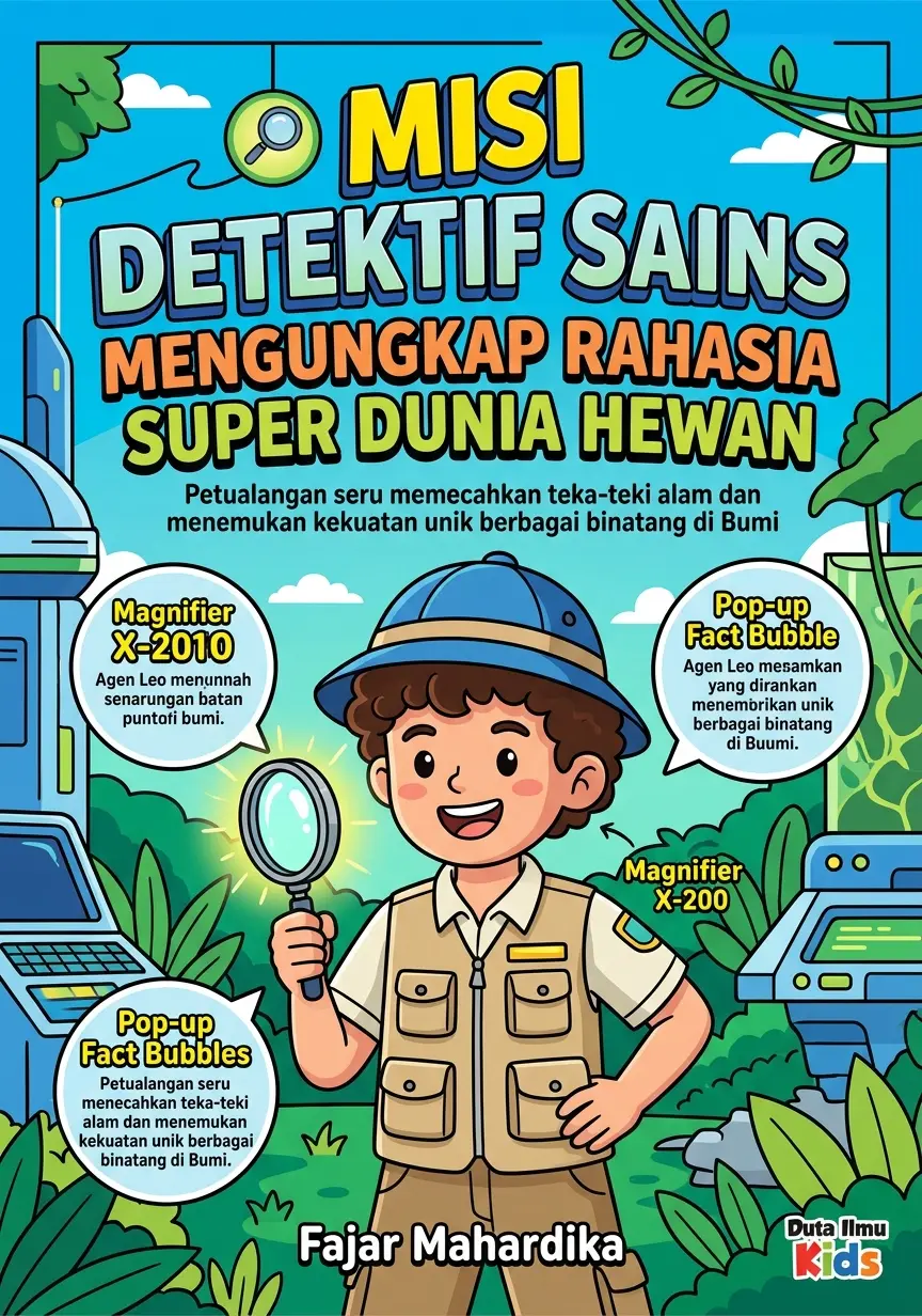 MISI DETEKTIF SAINS: MENGUNGKAP RAHASIA SUPER DUNIA HEWAN - Petualangan seru memecahkan teka-teki alam dan menemukan kekuatan unik berbagai binatang di Bumi
