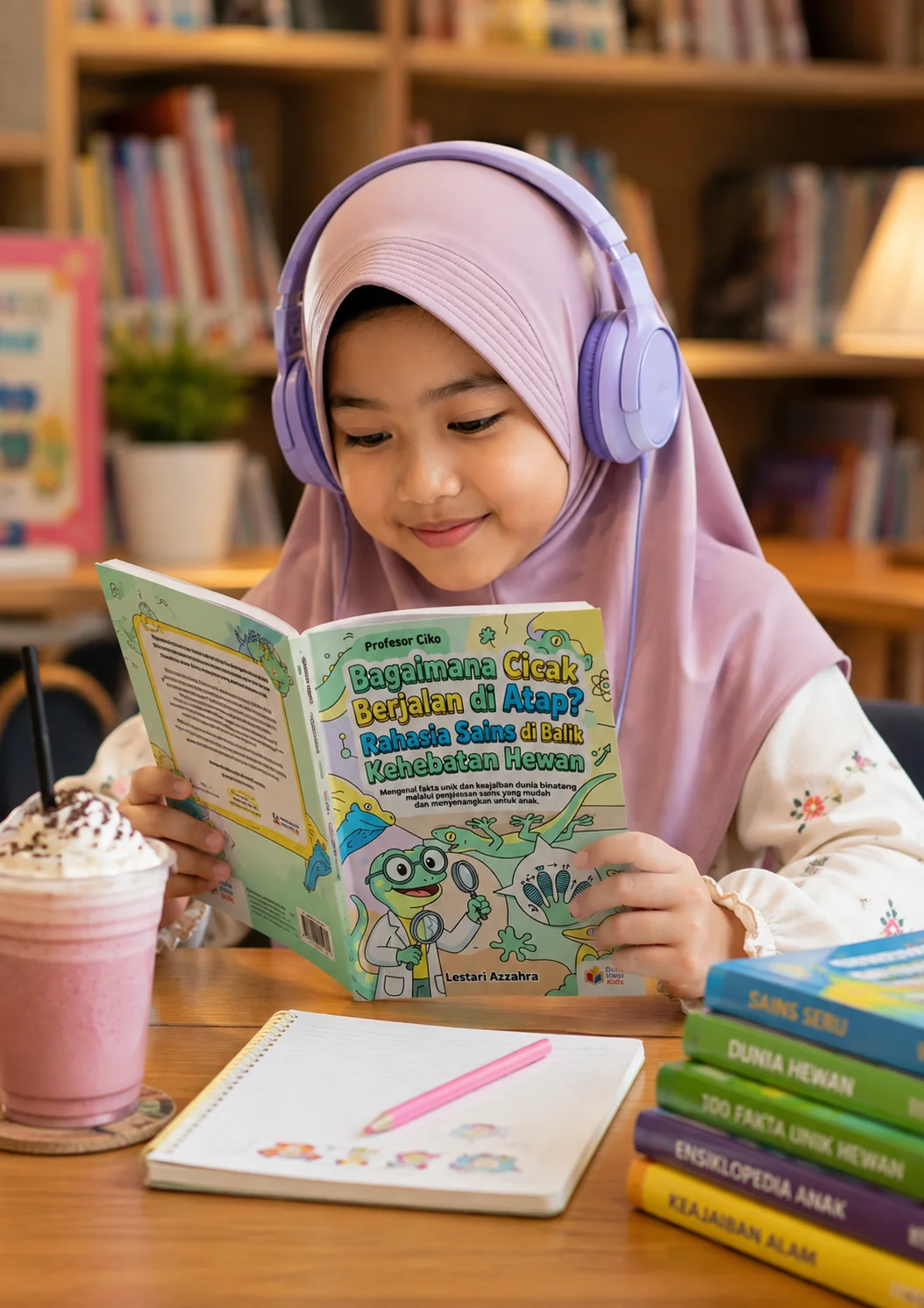 BAGAIMANA CICAK BERJALAN DI ATAP? RAHASIA SAINS DI BALIK KEHEBATAN HEWAN - Mengenal fakta unik dan keajaiban dunia binatang melalui penjelasan sains yang mudah dan menyenangkan untuk anak preview 4