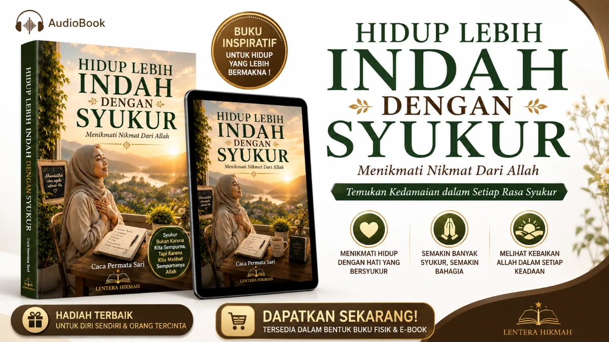 MENEMUKAN KEDAMAIAN DALAM SETIAP DETIK: MENGUPAS KEDALAMAN AUDIOBOOK "HIDUP LEBIH INDAH DENGAN SYUKUR"