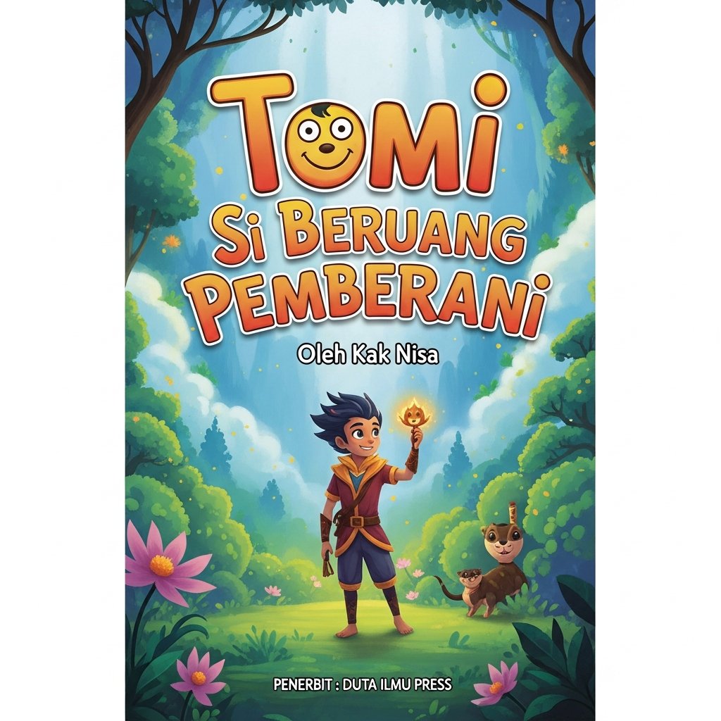 TOMI SI BERUANG PEMBERANI Beruang Kecil Menghadapi Ketakutan di Dalam Gua