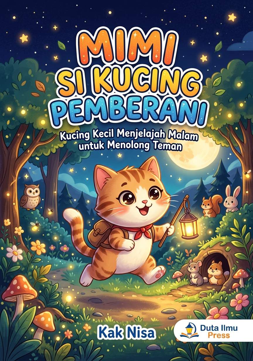 MIMI SI KUCING PEMBERANI Kucing Kecil Menjelajah Malam untuk Menolong Teman
