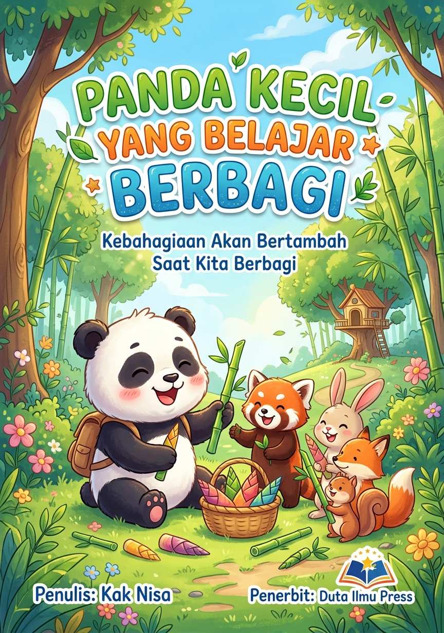 PANDA KECIL YANG BELAJAR BERBAGI Kebahagiaan Akan Bertambah Saat Kita Berbagi